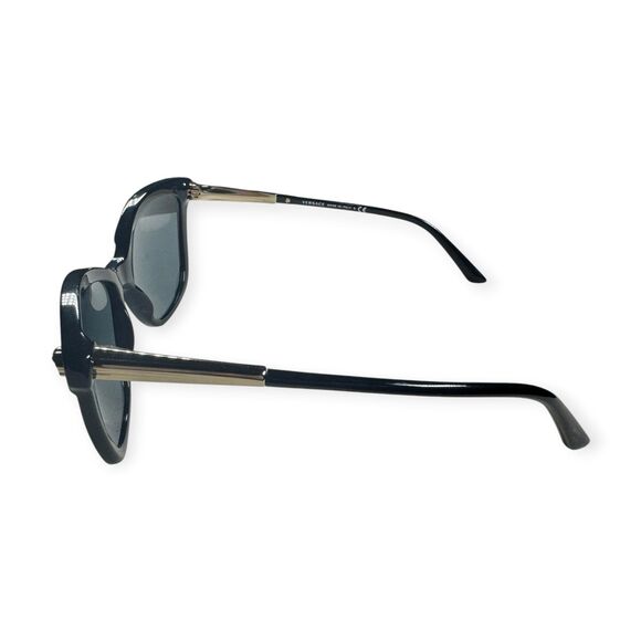 Versace VE 4313 Medusa Sunglasses Black Gold Frame VTG main image 6